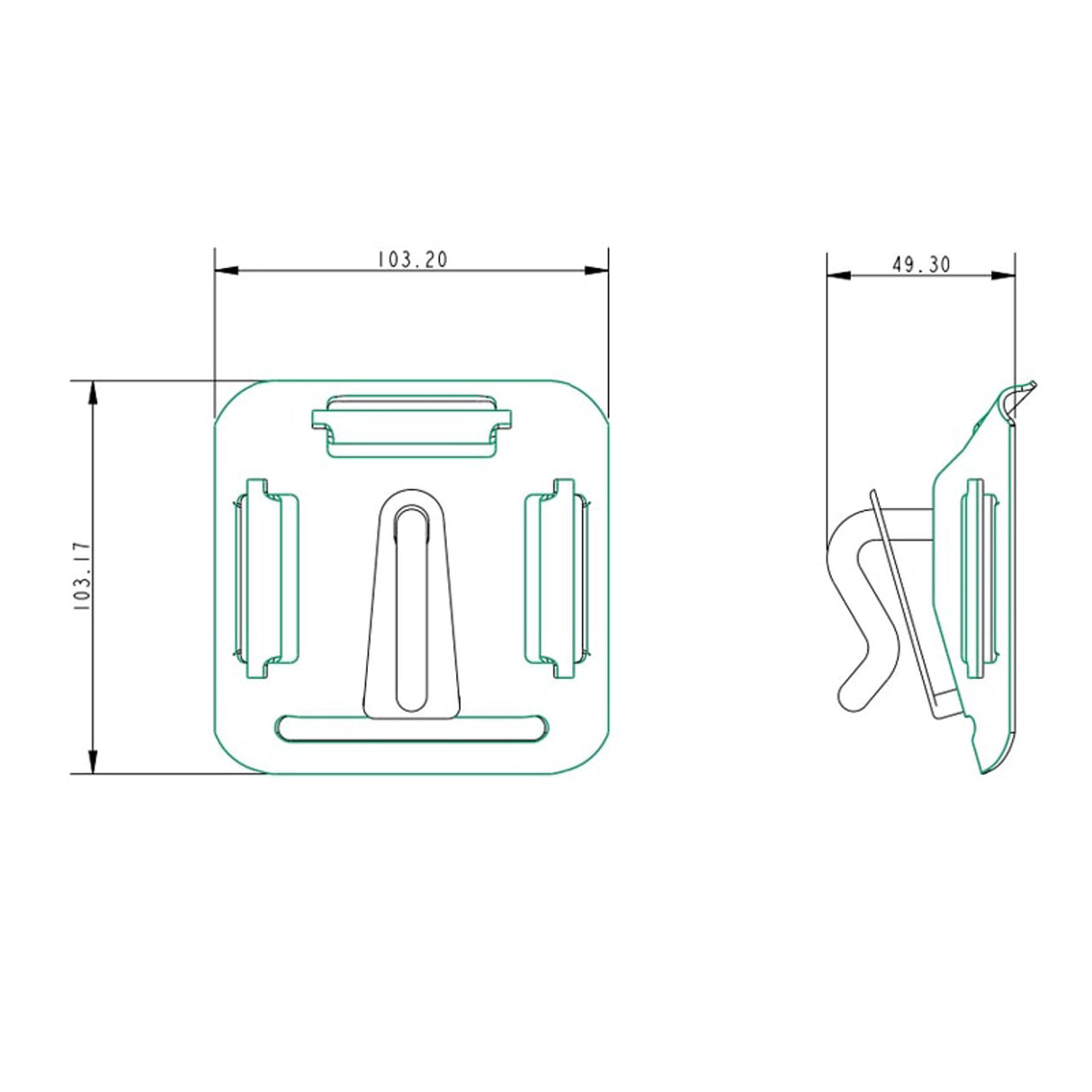 Allen Brothers Trapeze Harness Hook Buckle