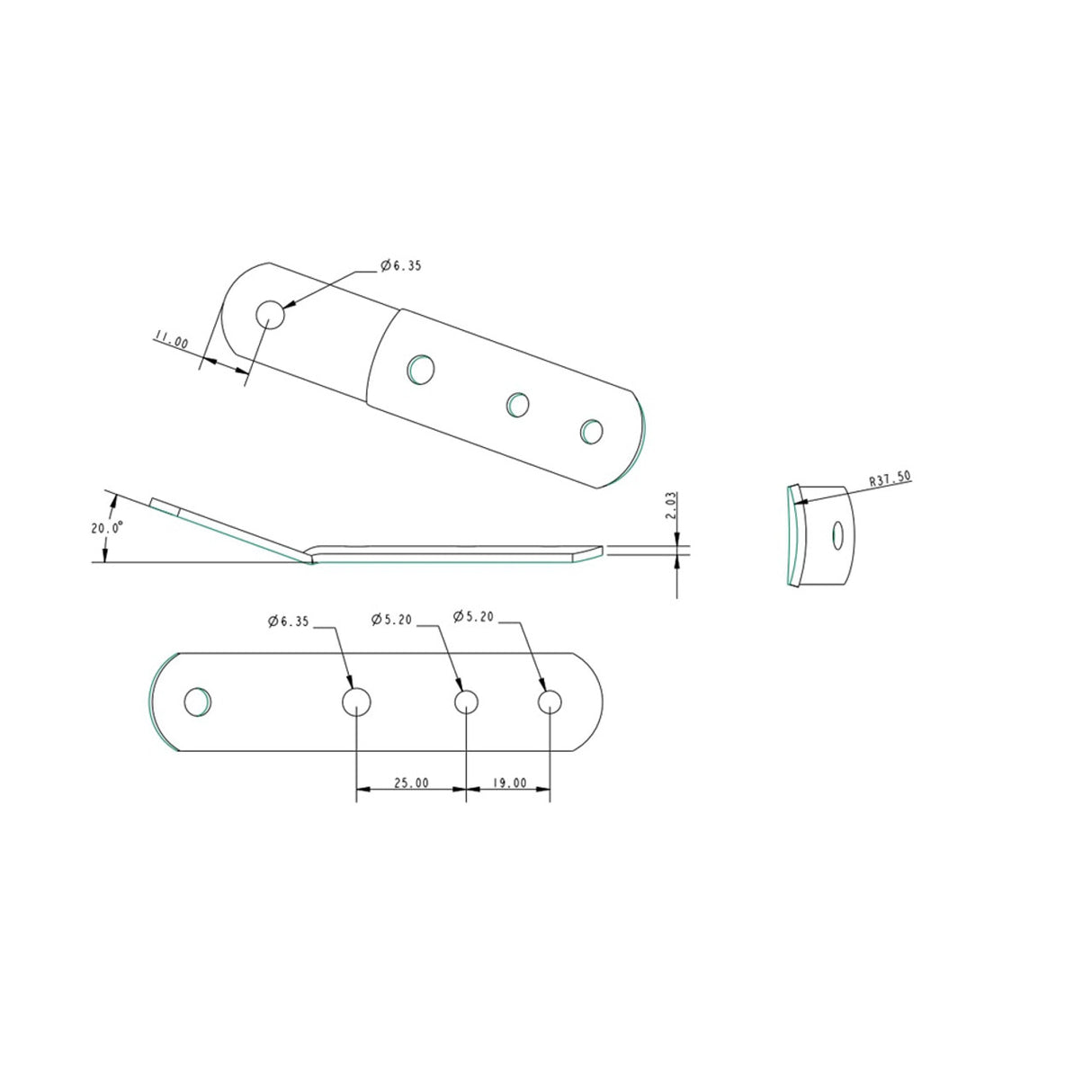 Allen Brothers 104MM Heavy Duty Mast Tang