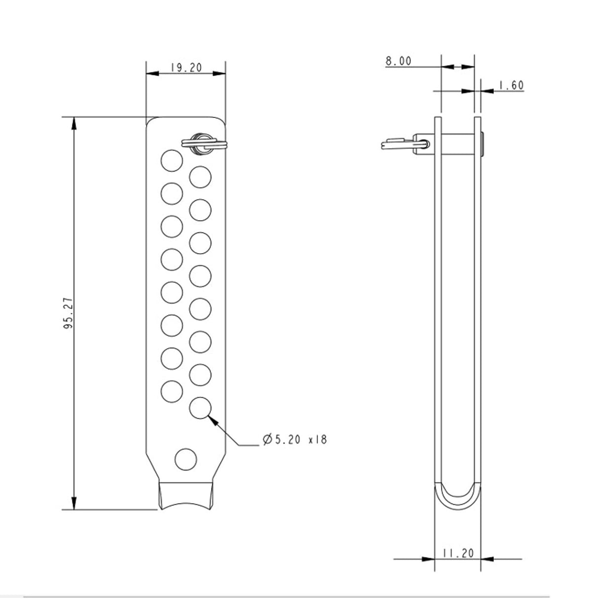 Allen Brothers 64MM Open Vernier Adjuster