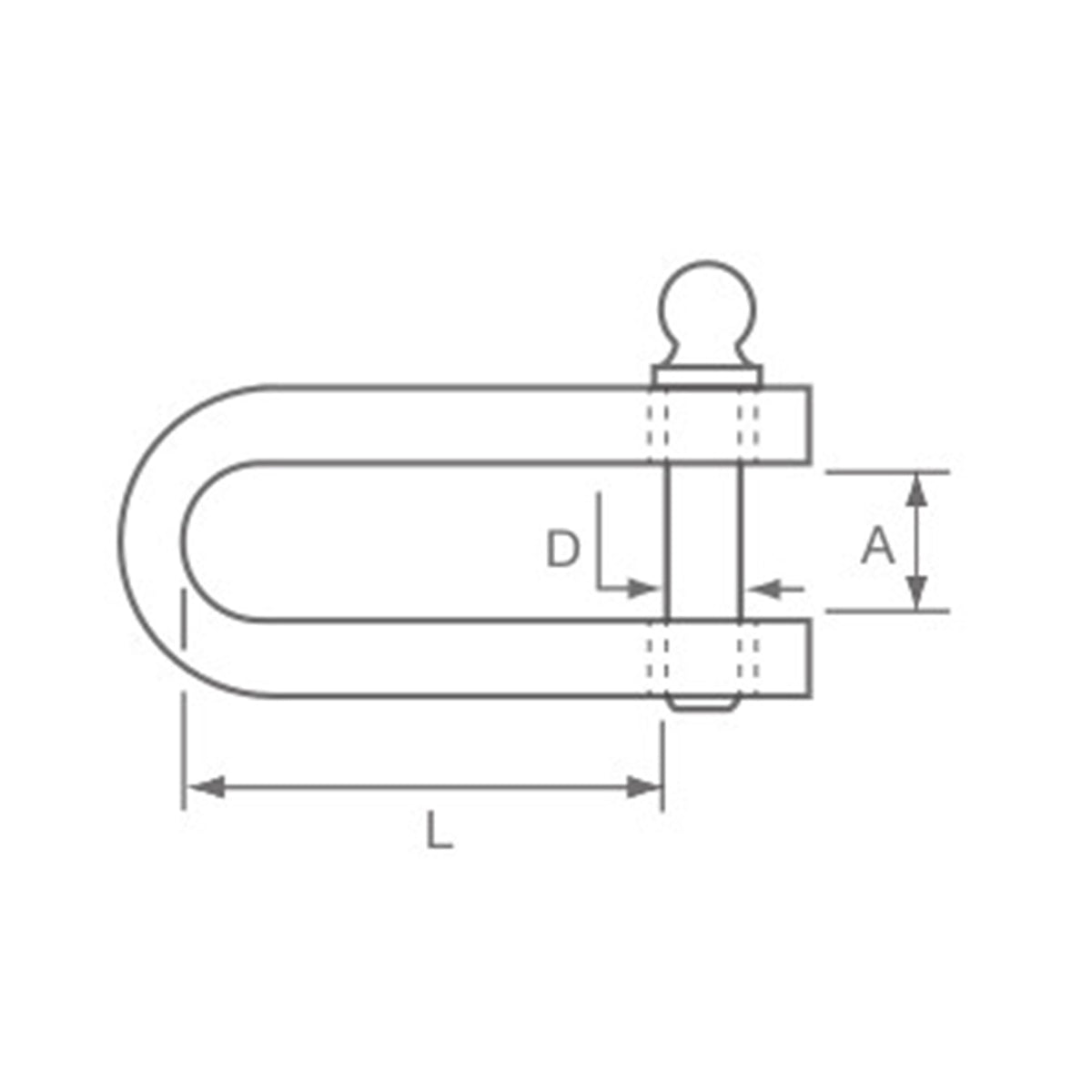 Allen Brothers 4mm Forged D Shackle Extra Small