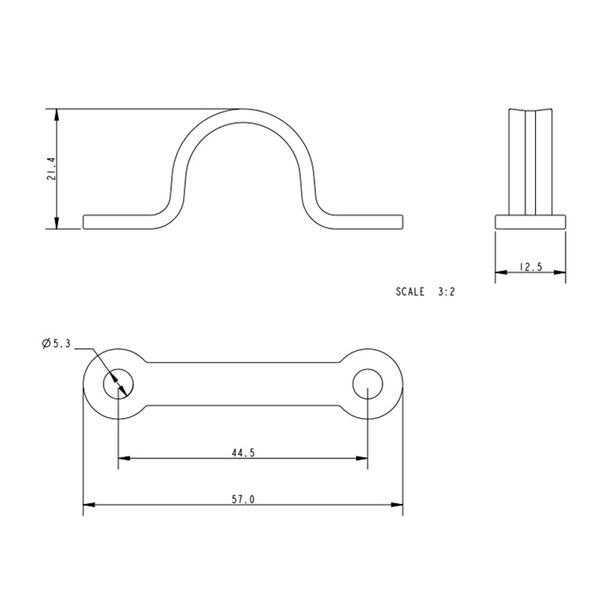 Allen Brothers 44MM Lacing Eye