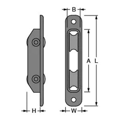 Antal Mast Block D034 Double