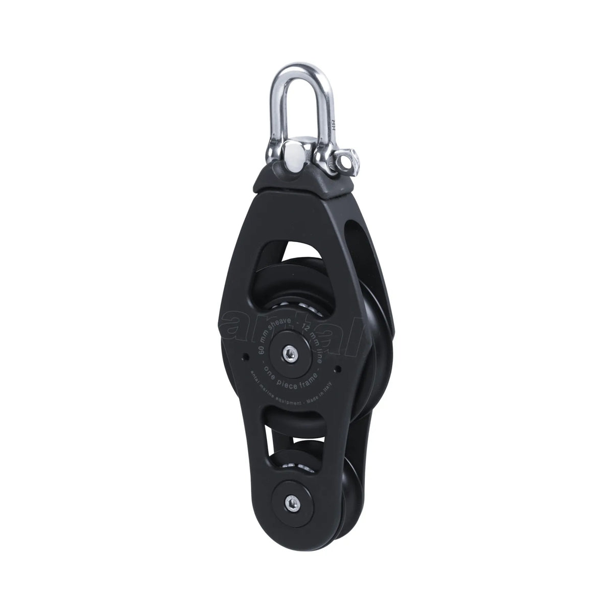 Antal 60mm OPF Single Fiddle Web Block, Cam Cleat