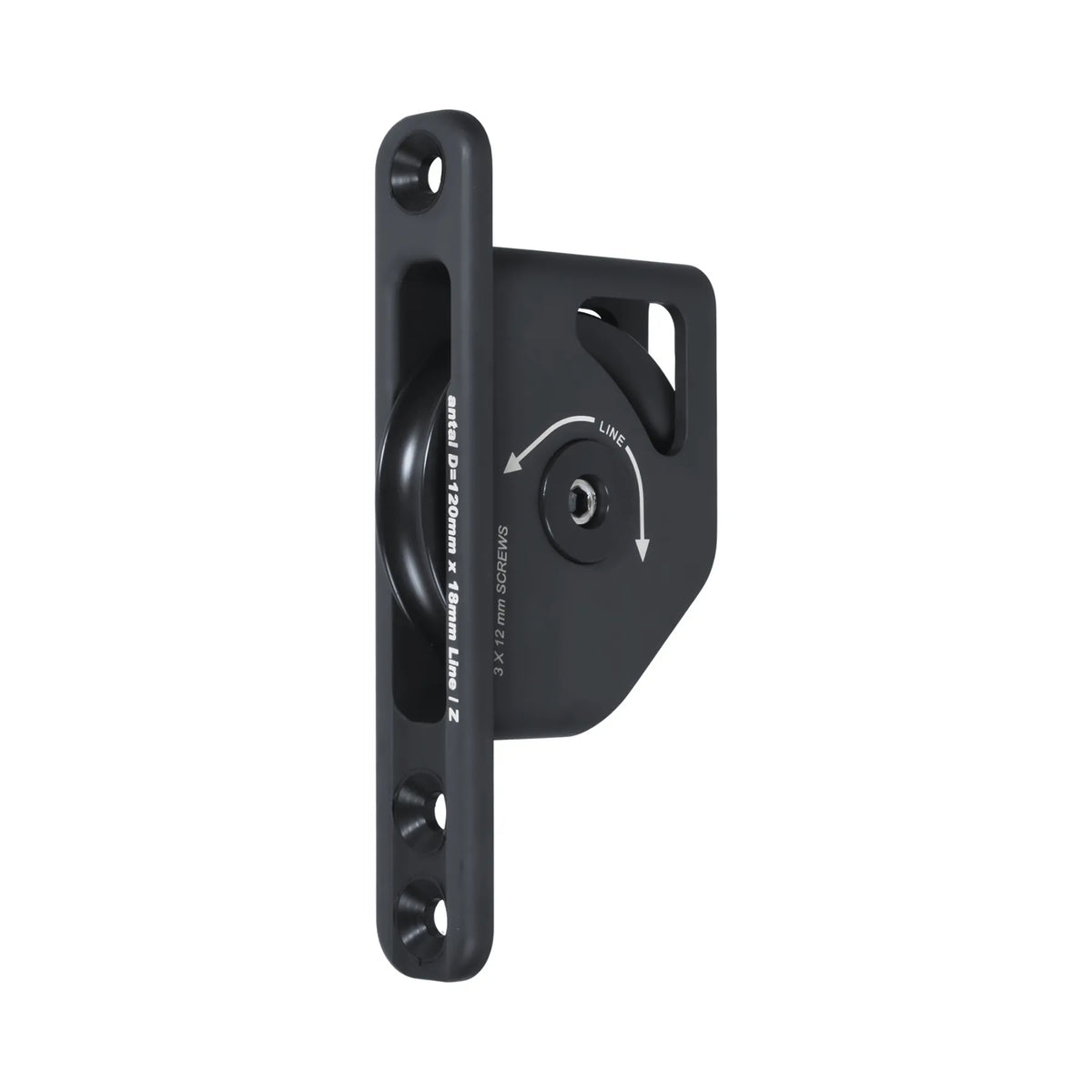 Antal 120mm Mast Block High Load Single Sheave