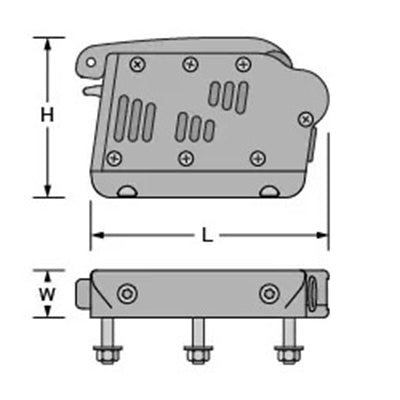 Antal QR Clutch D14mm Side Mounting