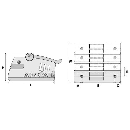 Antal V-Cam R814 Clutch 8/10 Quadruple