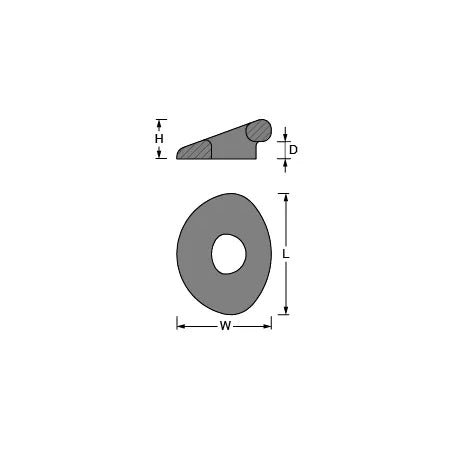 Antal Dyneema Pad-eye D16 Screws M14