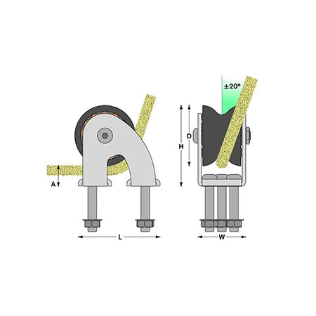 Antal Tulip Deck-Block D070 Vertical