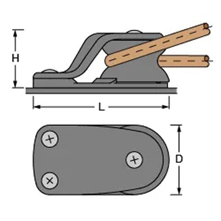 Antal Tulip Foot Block D 45