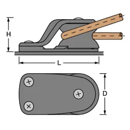 Antal Tulip DecK-Block D070 Foot Block