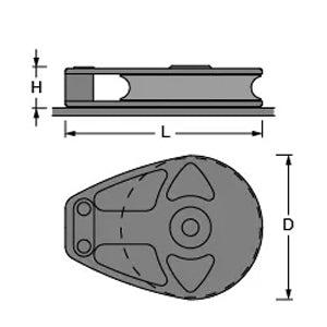 Antal 150mm Single Deck Block