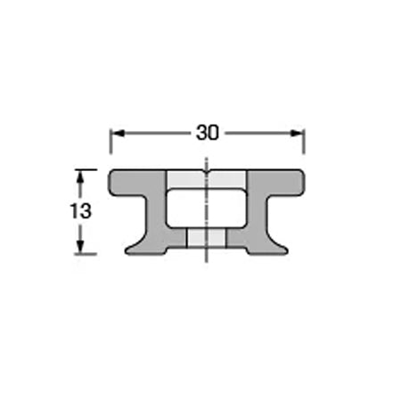 Antal HS30 Track For Direct Mounting Al Black