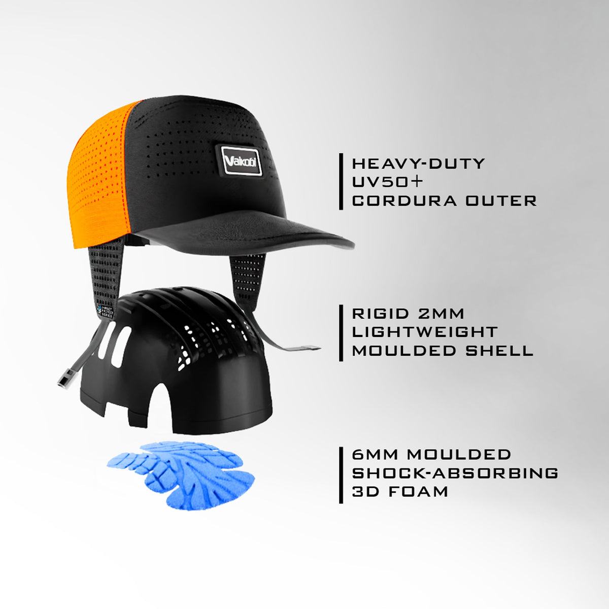 Vaikobi Bump Hat Hydro with Cord - Ocean Blue