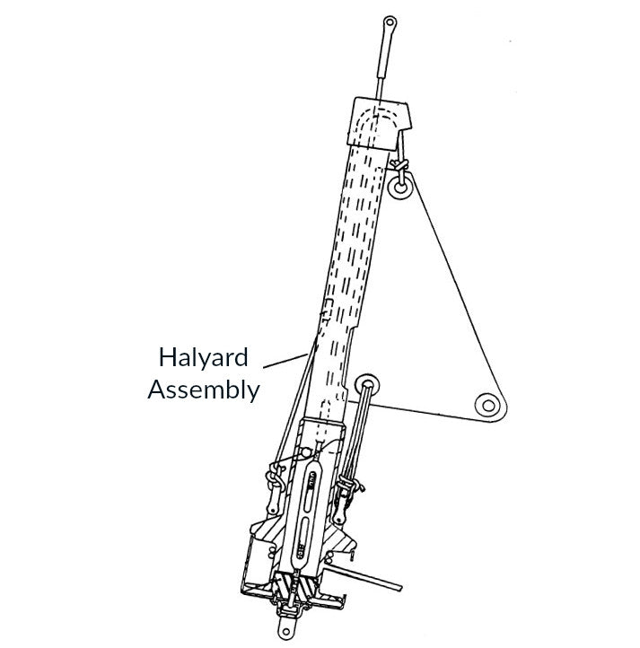 CDI Halyard Assembly (Dyneema)