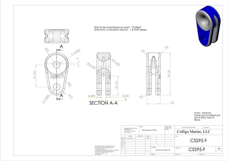 Colligo Fork Chainplate Distributors
