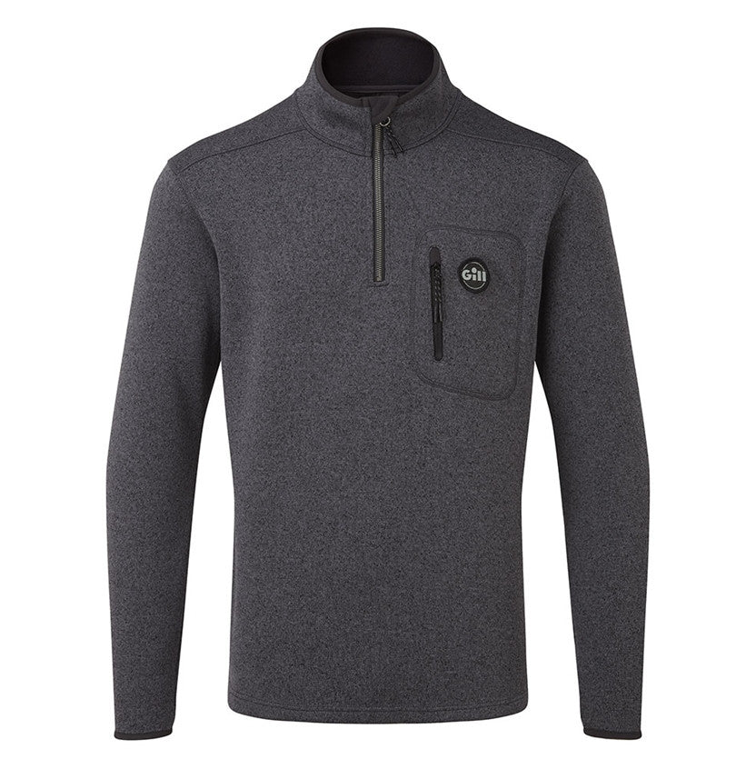 Gill Men's Knit Fleece Ash. Clearance size M.