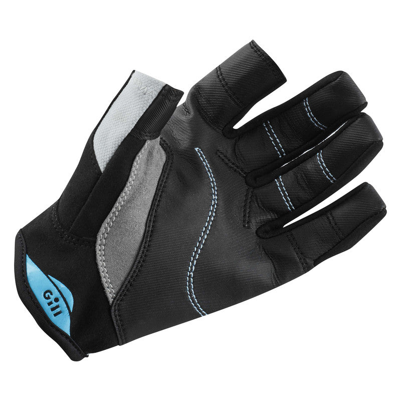 Gill Women's Championship Long Finger Sailing Gloves - Light Gray