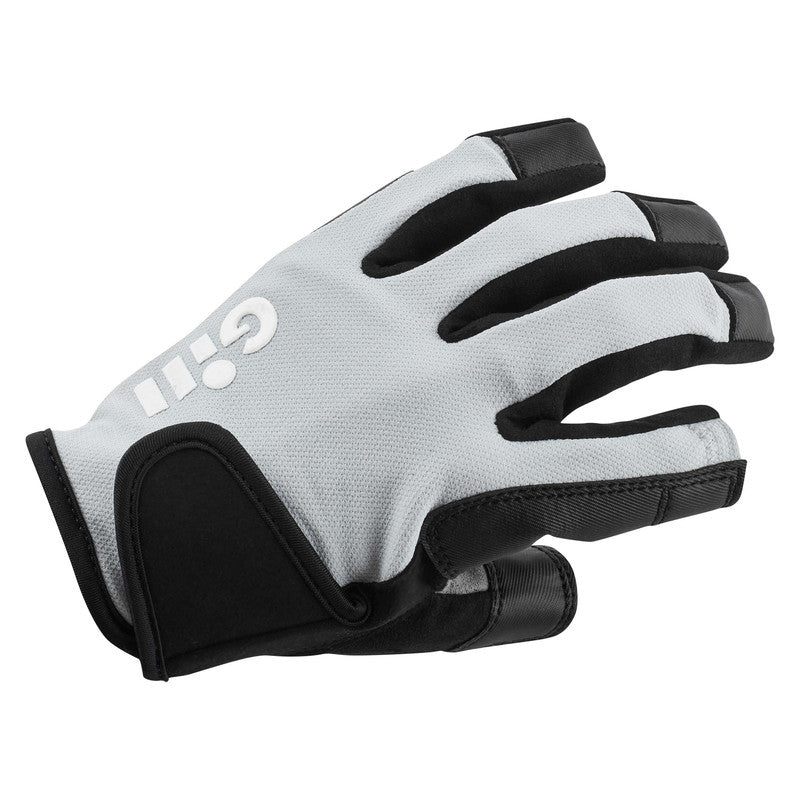 Gill Women's Championship Long Finger Sailing Gloves - Light Gray