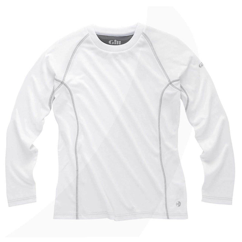 Gill Women's UV Tec L/S T-Shirt White