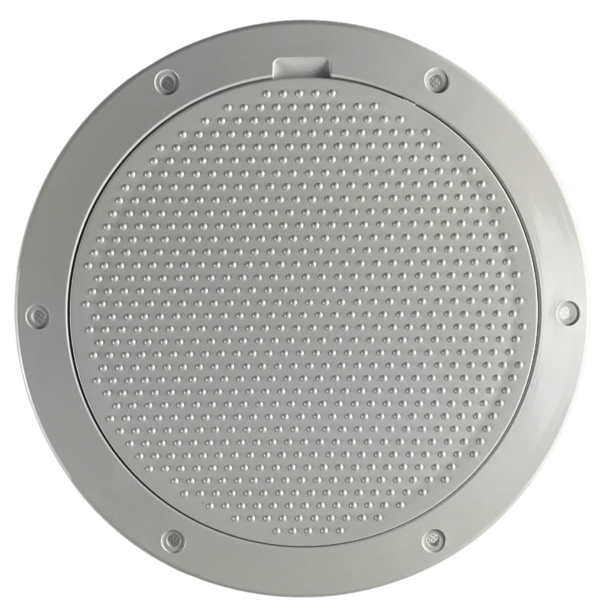 Beckson Deck Plate 6" Pry Dimple White
