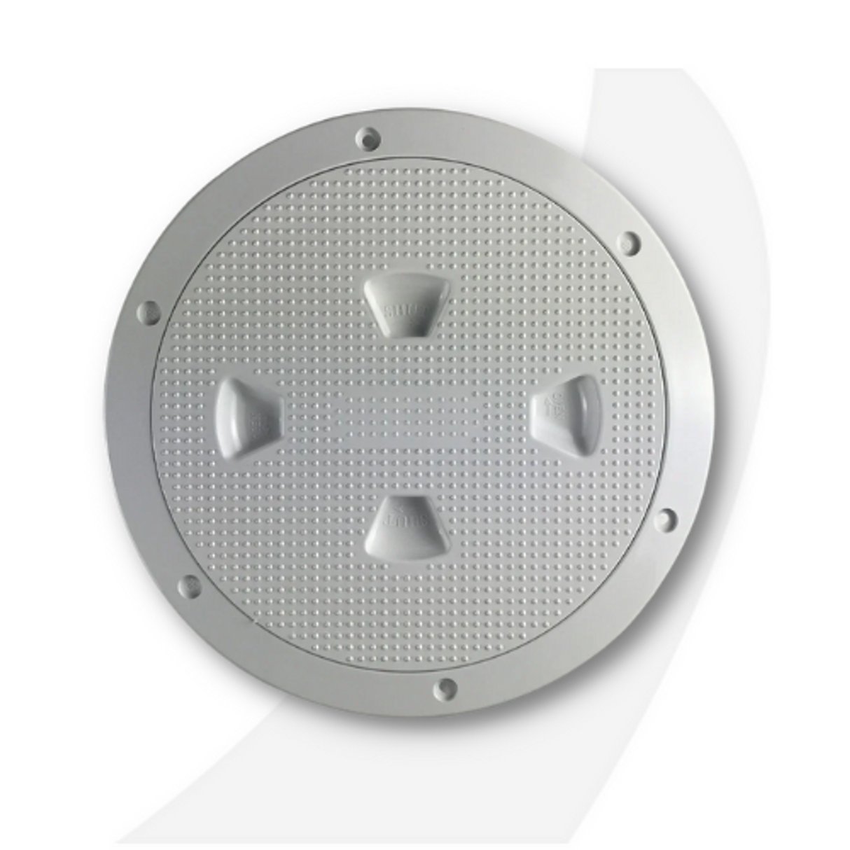 Beckson DP82-W Screw-Out Deck Plate