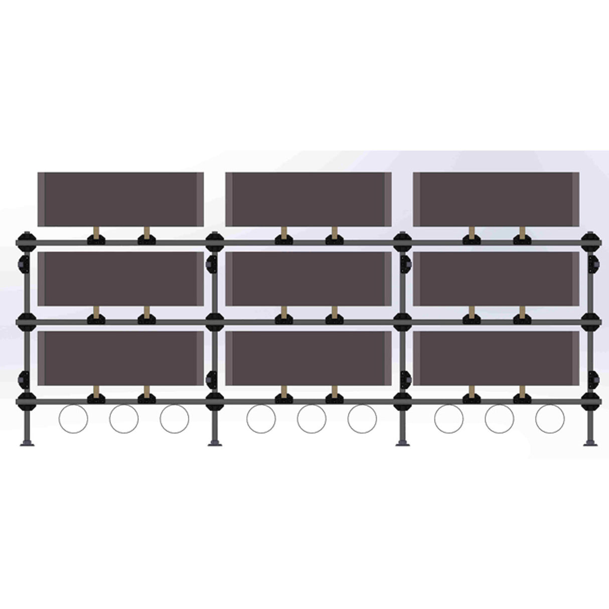 Dynamic Dollies 9 Boat Inflatable Storage Rack