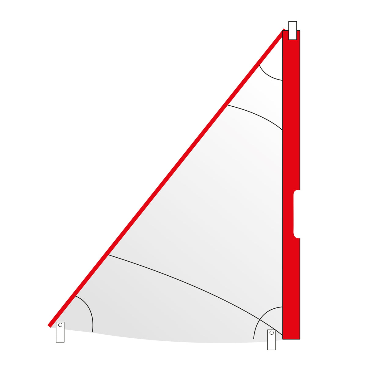 Opti Optimist Trisail White