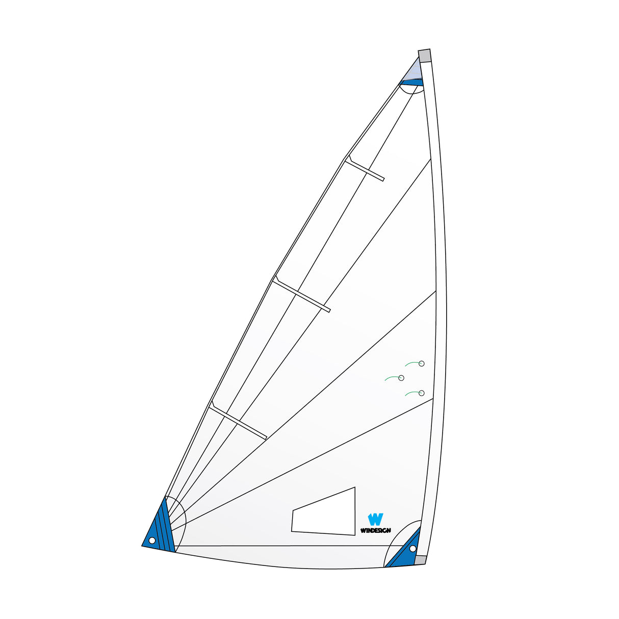 Optiparts Compatible Training Sail for Laser Radial and ILCA 6