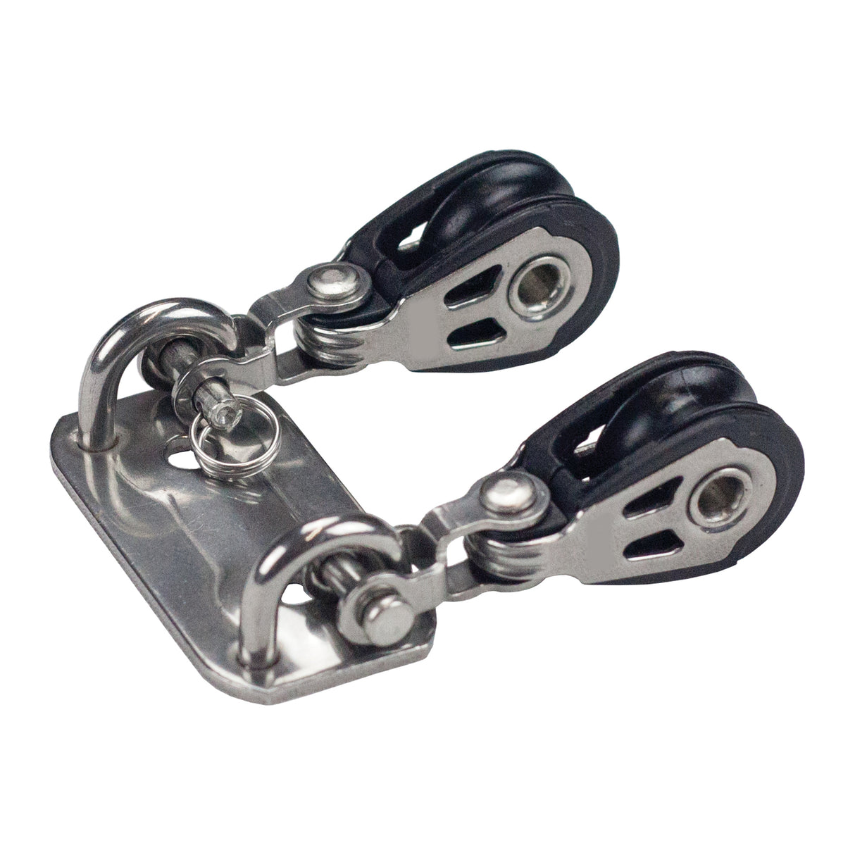 Optiparts WinDesign Double Pad Eye with 2 Harken Blocks