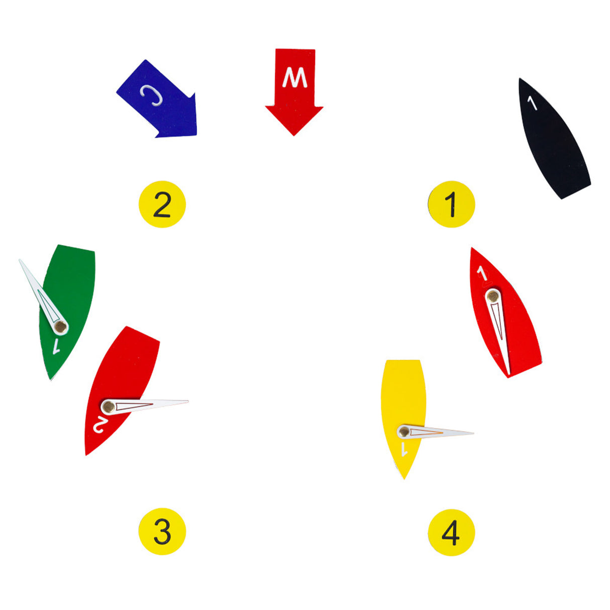 Optiparts Magnetic Protest Kit Dinghy – Full Set