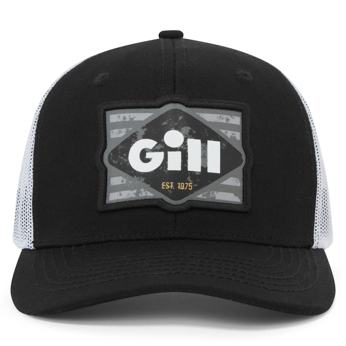 Gill Trucker Cap (Bass Logo, Americana, Sunrise)