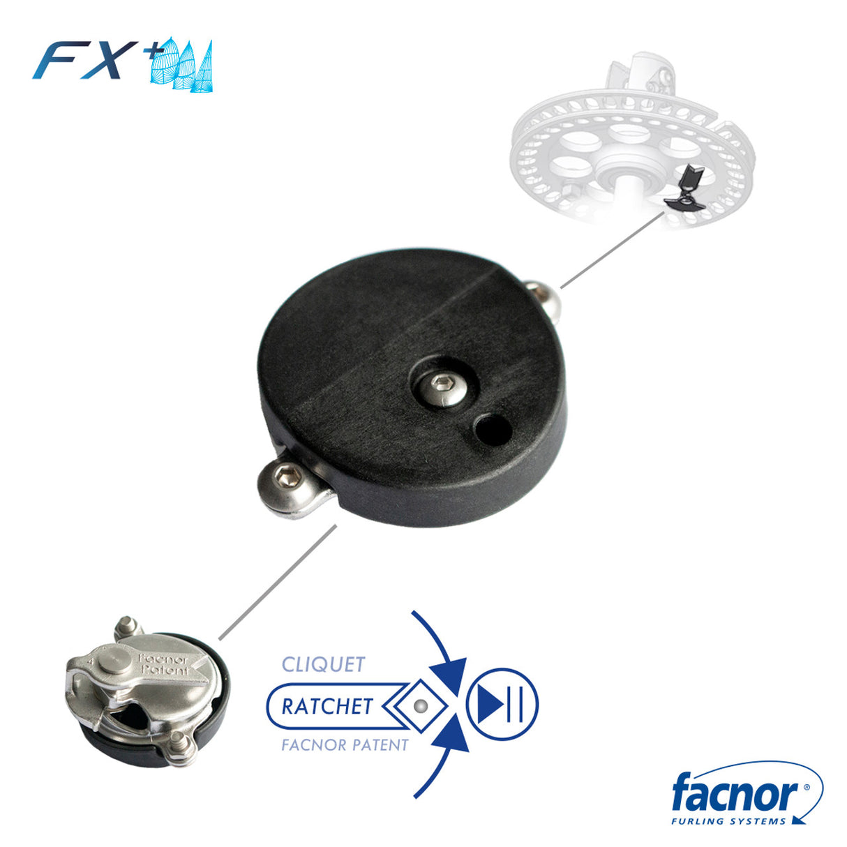 Facnor Ratchet Self locking system for FX+4500 (optional)