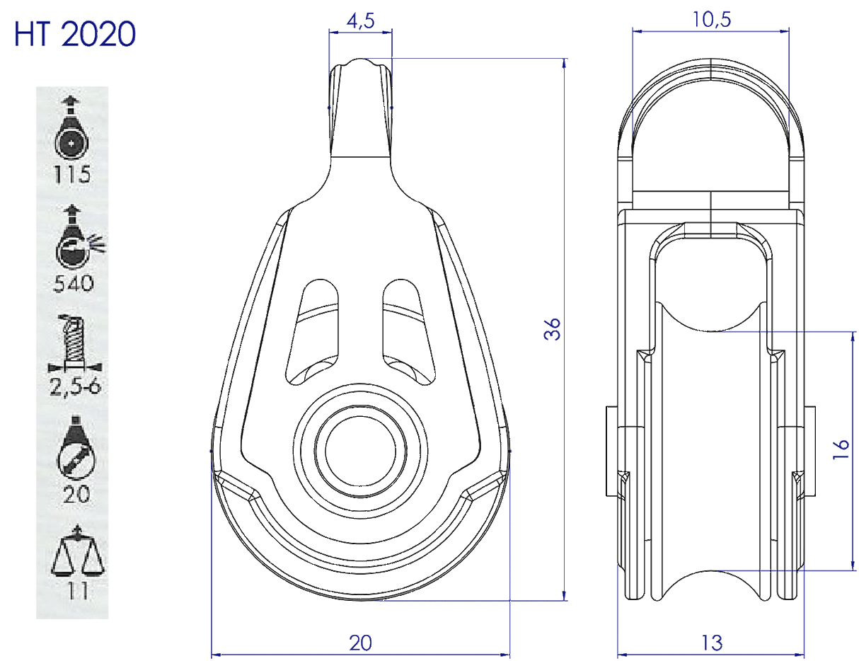 HT2020 Single Fixed