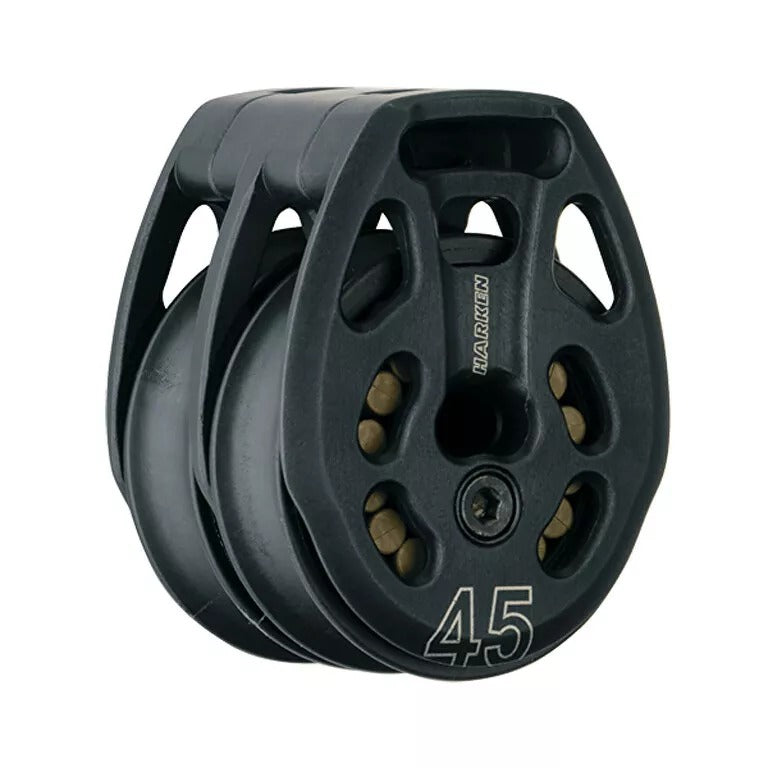 Harken 45mm Aluminum Double Loop Block
