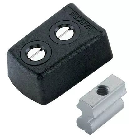 Harken 27mm System B CB Track Endstop Kit - Round Mast Groove, Fixed