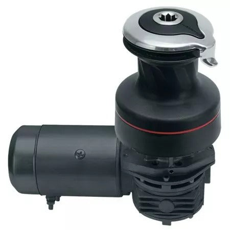 Harken 40 Electric Self-Tailing Radial Aluminum Winch 2 Speed 24V, Horizontal Left Mount