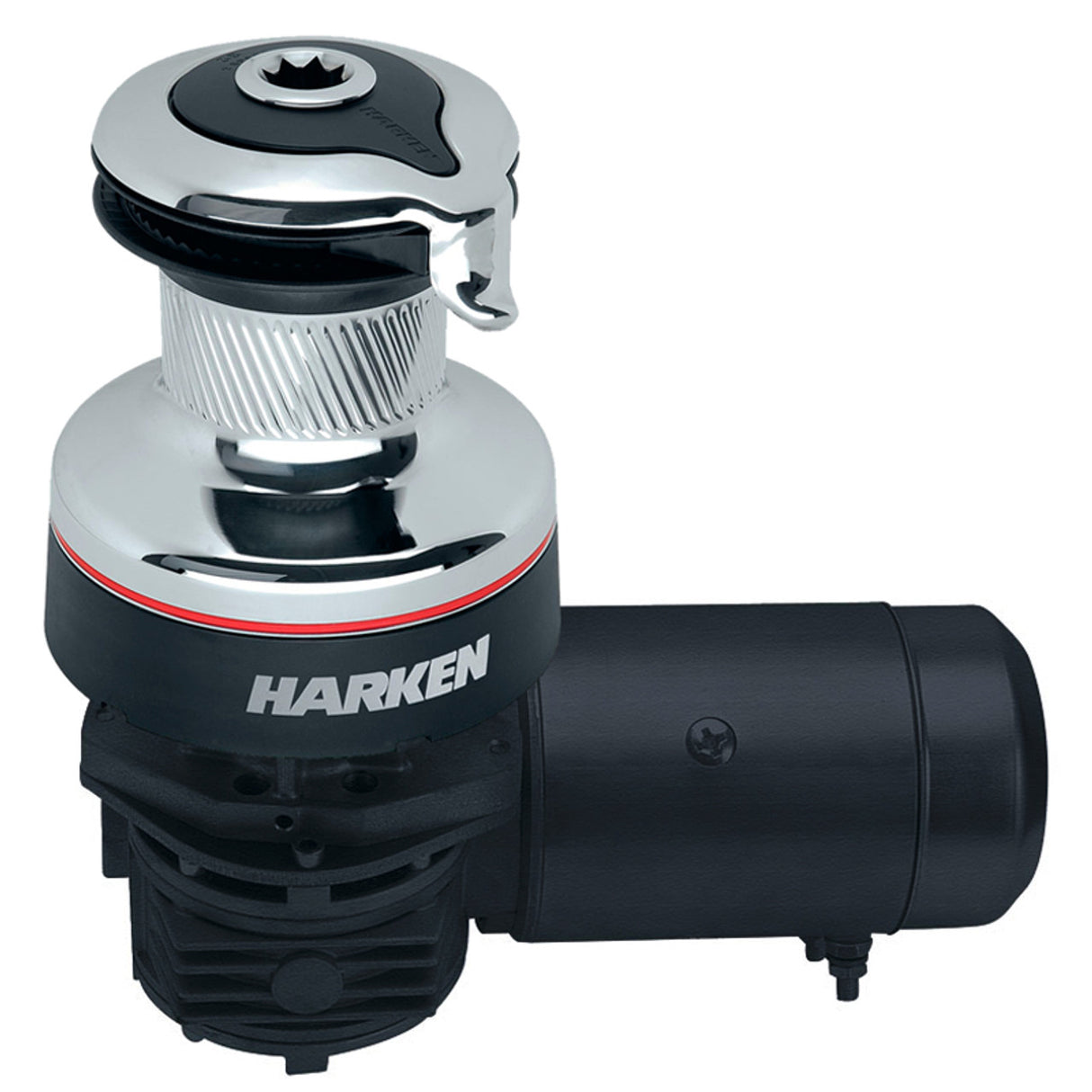 Harken Radial 2 Speed Electric ST Size 46 Chrome Winch Horizontal 12 Volt