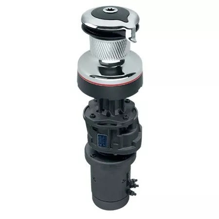 Harken 60 Electric Self-Tailing Radial Chrome Winch - 2 Speed 12V Vertical
