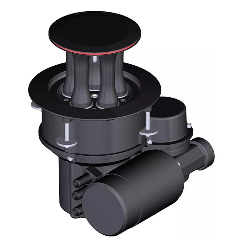 Harken 1200 CLR Electric AL Mooring Horizontal Winch with 12V Dual Function Control Box