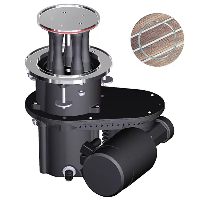 Harken 600 CLR Electric Top Custom Mooring Horizontal Winch With 12V Dual Function Control Box