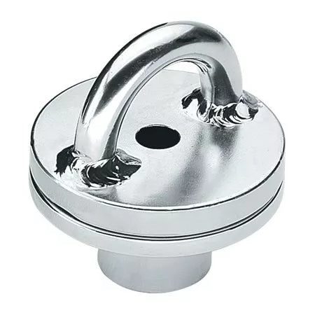 Harken 2 T Stainless Steel Bolt-Down Deck Cup, Bail Top