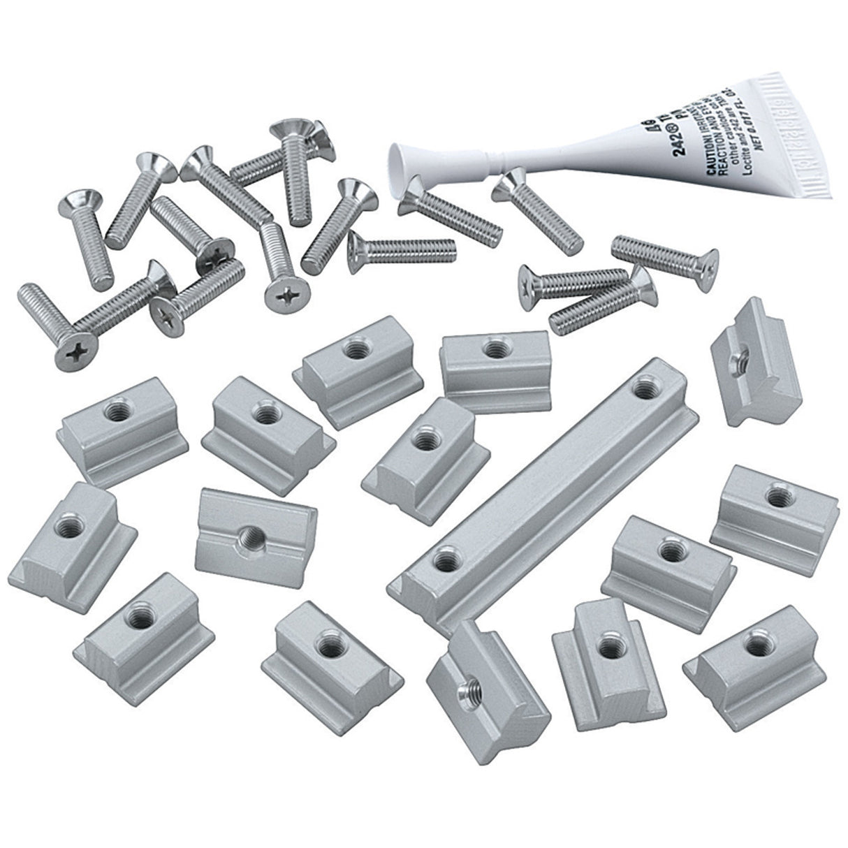 Harken Track Mounting Kit, Slug Mount - Wide Flat