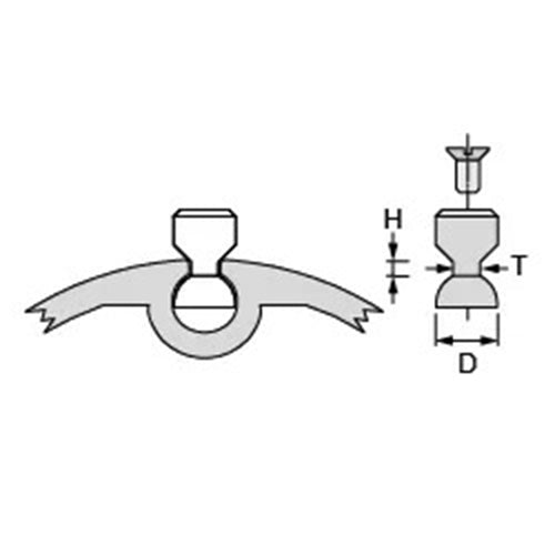 Antal Slug for HS22 Track D09,5 H02 T04,7 for Round Grooves