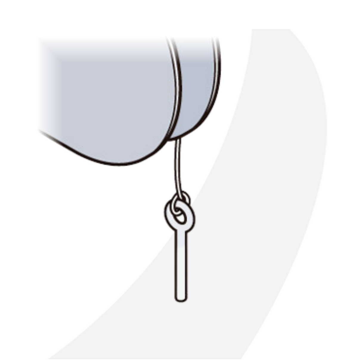 ILCA Tiller Retaining Pin