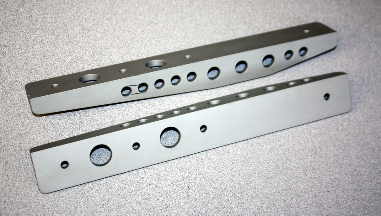 J/24 Tiller Straps Stiff "L-Shape" in aluminum