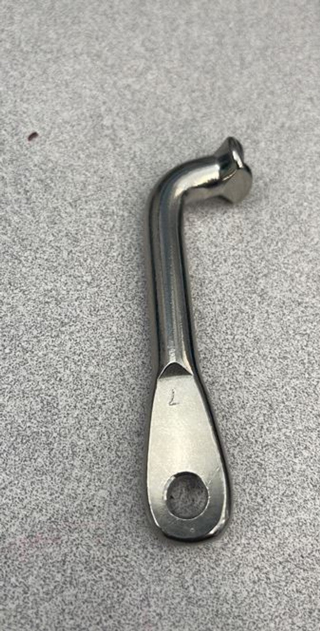 J/70 T Terminal for Forestay - Works with 3/16" Wire Backing Plate - 5/16" Pin Hole