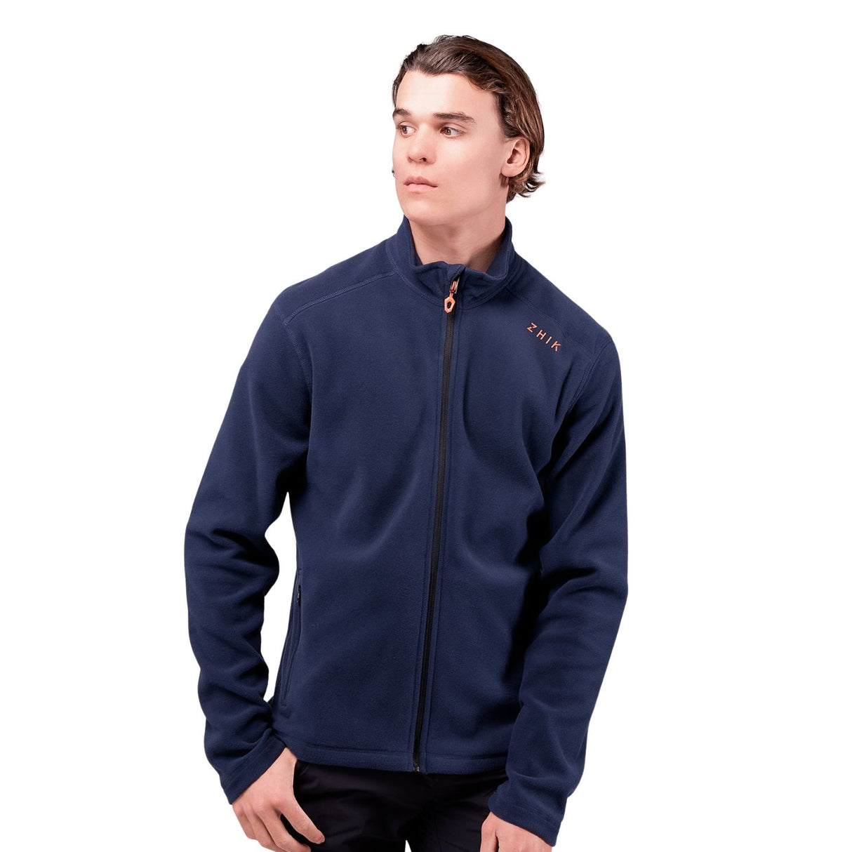 Zhik Mens Navy Full Zip Fleece Jacket