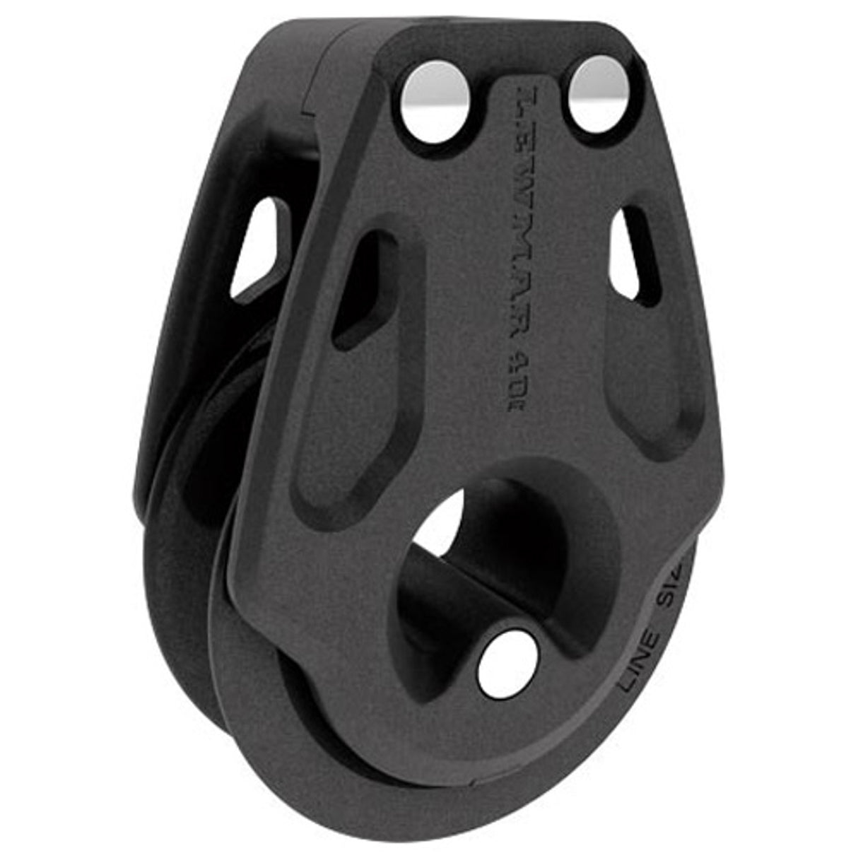 Lewmar 40mm Synchro Block Web Bk