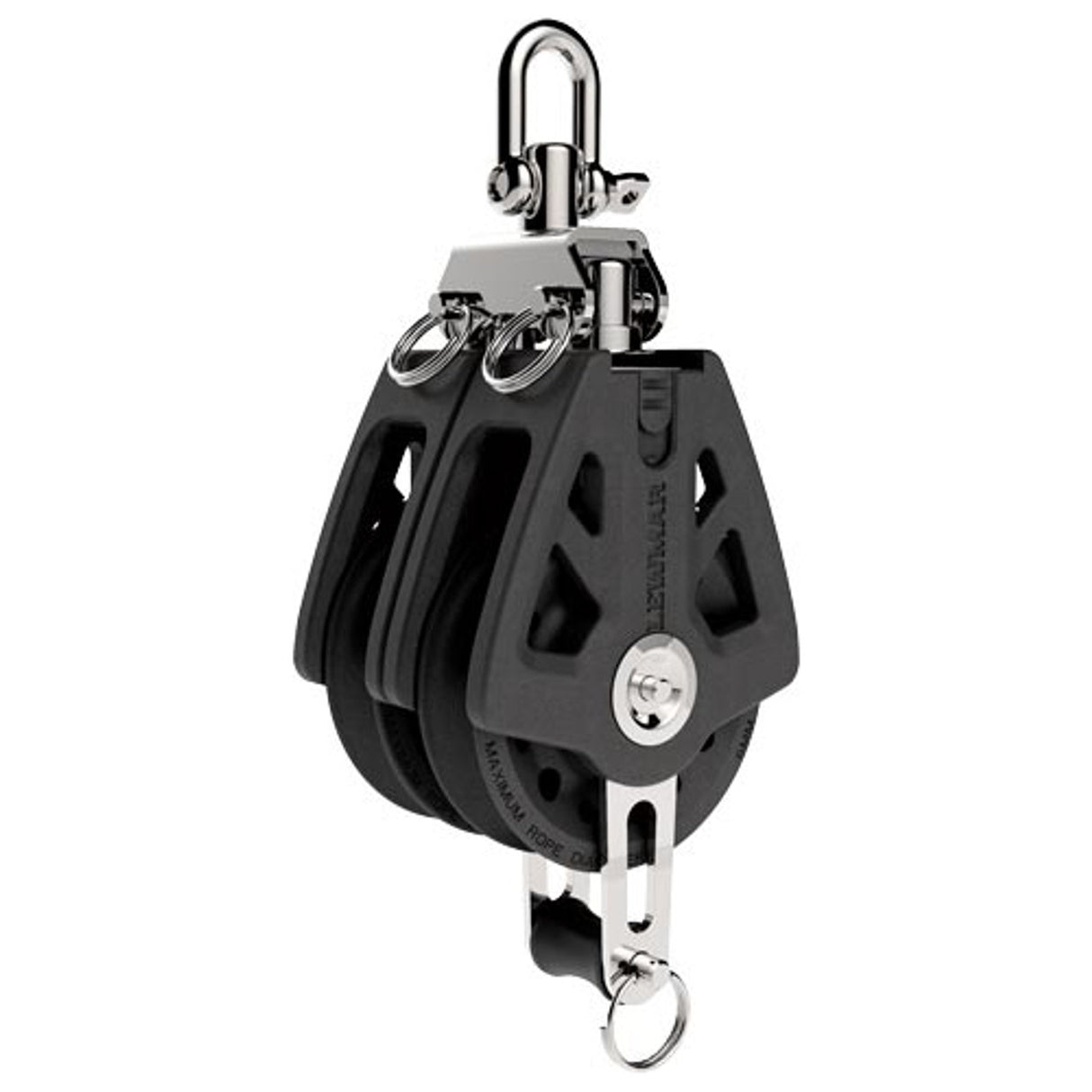 Lewmar 60mm Sync Block Double Becket Bk