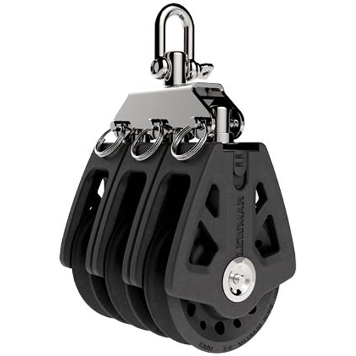 Lewmar 72mm Sync Block Triple Bk